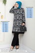 À Motifs Bürümbük, Allemagne Équipe 185BO1060-L Anthracite - Thumbnail