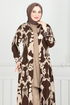 À Motifs Trois Viscose Équipe 0332BGS895 Café et Vision - Thumbnail