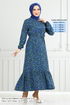 À Motifs Viscose Robe Numéro de pièce 822OZR1047-M Laci - Thumbnail