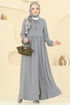 Abaya 0034BG354-MS Light Gray - Thumbnail