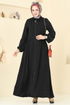 Abaya 0046BG354-MS Black - Thumbnail