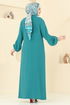 Abaya 0046BG354-MS Light Petroleum - Thumbnail