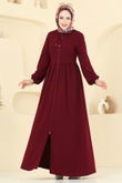 B.G.S. - Abaya 0050BG354-MS Burgundy