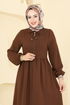 Abaya 0050BG354-MS Light Brown - Thumbnail