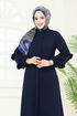 Abaya 1200DLB1088-MS Light Navy Blue - Thumbnail