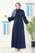 Abaya 1200DLB1088-MS Navy Blue - Thumbnail