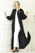 Abaya 1206DLB1088-MS Black - Thumbnail