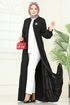 Abaya 1207DLB1088-MS Black - Thumbnail