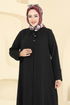 Abaya 1361BM387-MS Black - Thumbnail
