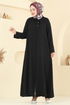 Abaya 1361BM387-MS Black - Thumbnail