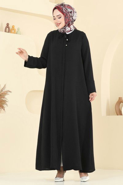 B.M.R. - Abaya 1361BM387-MS Black