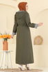 Abaya 1401ORG1169-MS Khaki - Thumbnail