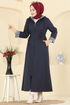 Abaya 1401ORG1169-MS Navy Blue - Thumbnail
