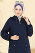 Abaya 1998TRT545-MS Navy Blue - Thumbnail
