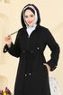 Abaya 2012FON792-MS Black - Thumbnail
