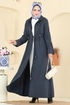 Abaya 2012FON792-MS Navy Blue - Thumbnail