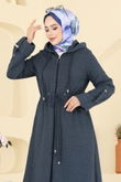 F.O.N. - Abaya 2012FON792-MS Navy Blue