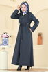Abaya 2012FON792-MS Navy Blue - Thumbnail