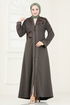 عباءة بيج 2247EDM718-MS - Thumbnail