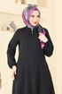 Abaya 23003UKB139-MS Black - Thumbnail