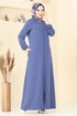 Abaya 23006UKB139-MS Indigo - Thumbnail