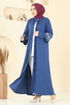 Abaya 23007UKB139-MS Indigo - Thumbnail