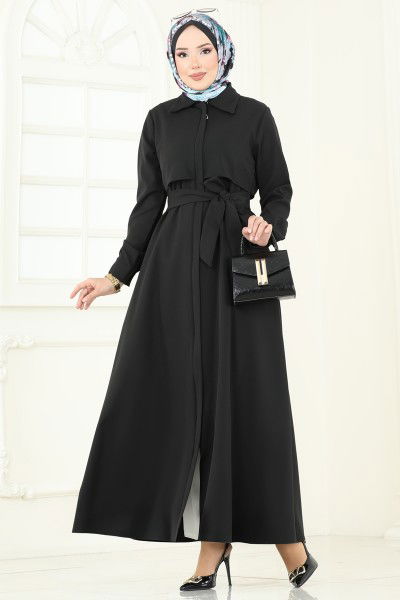 U.K.B. - Abaya 23021UKB139-MS Black