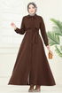 Abaya 23021UKB139-MS Brown - Thumbnail