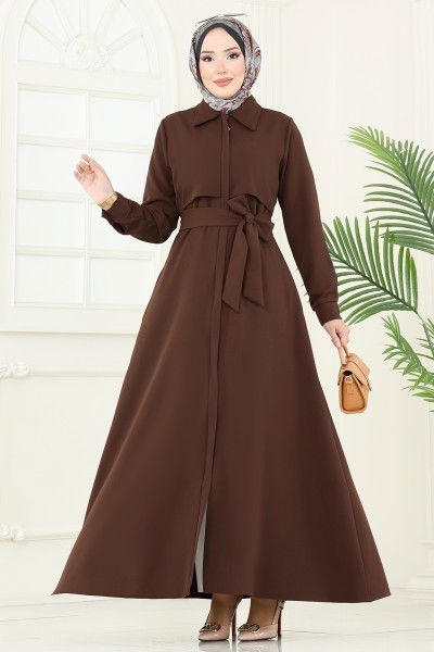 U.K.B. - Abaya 23021UKB139-MS Brown