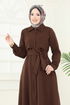 عباءة بني 23021UKB139-MS - Thumbnail