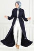 Abaya 23024UKB139-MS Navy Blue - Thumbnail