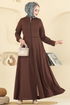 Abaya 23032UKB139-MS Brown - Thumbnail