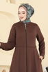Abaya 23032UKB139-MS Brown - Thumbnail