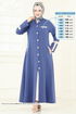 عباءة ازرق 2641SL432-MS - Thumbnail