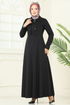 Abaya 2698SL432-MS Black - Thumbnail