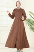 Abaya 2698SL432-MS Light Brown - Thumbnail