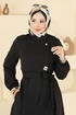 عباءة أسود 2726SL432-MS - Thumbnail