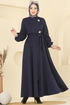 Abaya 2726SL432-MS Navy Blue - Thumbnail