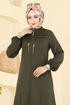 Abaya 2739SL432-MS Khaki - Thumbnail