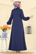 Abaya 2739SL432-MS Navy Blue - Thumbnail