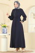Abaya 2760SL432-MS Navy Blue - Thumbnail