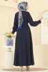 Abaya 2760SL432-MS Navy Blue - Thumbnail