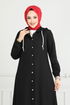 Abaya 321MSA980-MS Black - Thumbnail