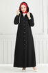 Abaya 321MSA980-MS Black - Thumbnail