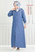 Abaya 321MSA980-MS Light Denim - Thumbnail
