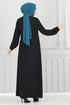 Abaya 354DVL817-MS Black - Thumbnail