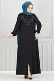 D.V.L. - Abaya 354DVL817-MS Black