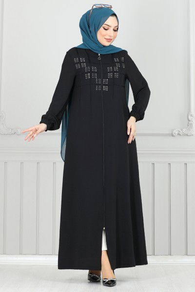 D.V.L. - Abaya 354DVL817-MS Black