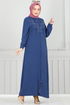 Abaya 354DVL817-MS Navy Blue - Thumbnail