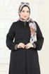 Abaya 373DVL817-MS Black - Thumbnail